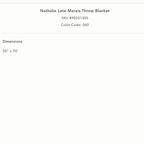 Price is Firm🕊️ NWT Anthro Nathalie Lete Bird Throw Blanket - Picture 16 of 16